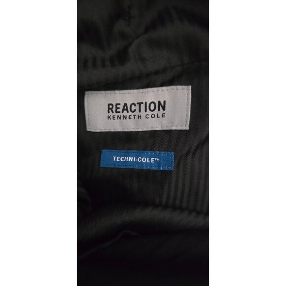 Kenneth Cole Reaction Mens Techni-Cole Black Flat-Front Dress Pants Size 38S 31W - Picture 4 of 5